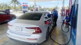 Durante un recorrido por la ciudad se encontró a $24.48 el litro de Magna, siendo el más bajo, mientras que el mayor fue de 24.93.