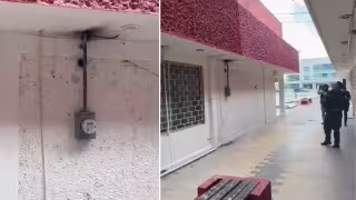 Autoridades confirmaron conato de incendio en Plaza Ah Kim Pech.