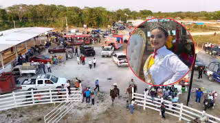 Decenas de jinetes participaron en la tradicional cabalgata ganadera en Sabancuy.