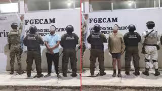 Dos hombres fueron detenidos durante operativos simultáneos.