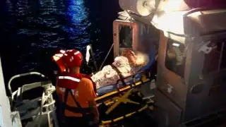 Los dos pacientes fueron trasladados en las embarcaciones de la SEMAR.