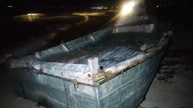 La lancha fue hallada frente al CETMAR 17