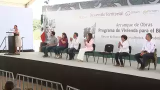 Claudia Sheinbaum  preside arranque de las obras del programa Vivienda para el Bienestar en Aguascalientes