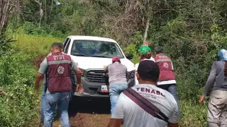 Rescatan a trabajadoras de CONANP atrapadas en la selva de Campeche durante operativo forestal