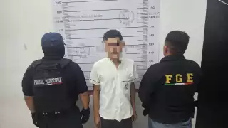 El detenido fue identificado como Edwin Germán N, de 28 años de edad