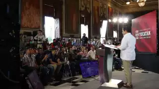 En los primeros 100 días del Gobierno estatal, anuncian obras del puerto y reorganización del sector salud