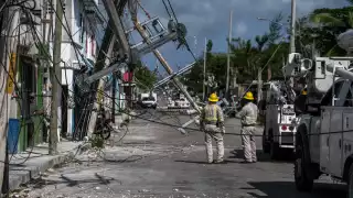 Continúan trabajos de recuperación en Cozumel tras el paso del Huracán Beryl 