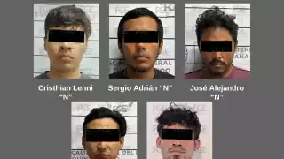 Cuatro implicados habrían participado en el robo de una motocicleta en Playa del Carmen.