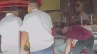 Así fue como el conductor de plataforma confrontó a taxista con un machete en Cancún: VIDEO