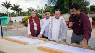 Joaquín Díaz Mena supervisa obras en Panabá y anuncia nuevas inversiones en infraestructura comunitaria