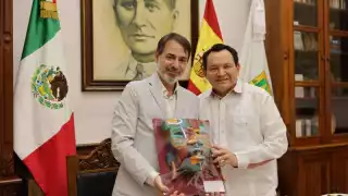 Joaquín Díaz Mena y el embajador Juan Duarte Cuadrado darán seguimiento a proyectos clave