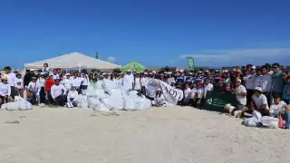 Durante la jornada realizada en 14 playas de 10 municipios de Yucatán