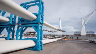 El arribo de componentes eólicos confirma una nueva etapa de generación eléctrica en Yucatán