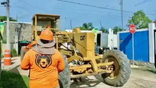 Gobierno del Estado mejora calles y movilidad en Kinchil y Cantamayec