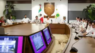 Gobierno del Estado supervisa avances del Puerto de Altura de Progreso