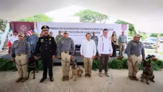 Yucatán integra nuevos binomios caninos para detección de explosivos