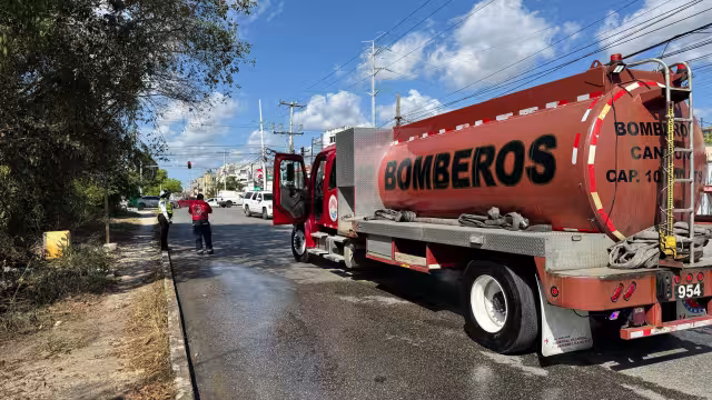 Se presume que el incendio fue provocado, al encontrarse llantas quemadas