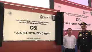 Mauricio Vila nombra al C5i de Yucatán en honor a Luis Felipe Saidén, secretario de Seguridad