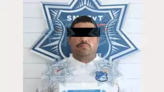 El detenido fue identificado como Juan Manuel “N”, comandante de la Policía Municipal
