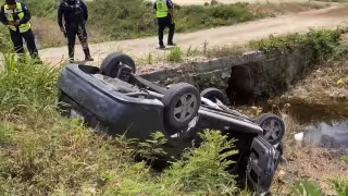 Accidente en Chiná genera afectaciones al tránsito y movilización policial