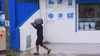 En Cancún, las lluvias comenzaron a retomar desde hace unos días y cada vez más con fuerza