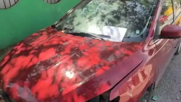 El auto fue encontrado en la colonia Ejidal