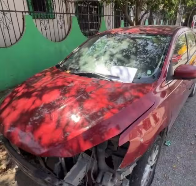 El auto fue encontrado en la colonia Ejidal