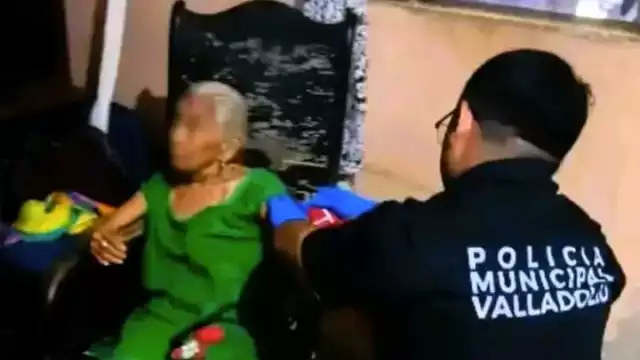 Paramédicos de Valladolid atendieron a la adulta mayor