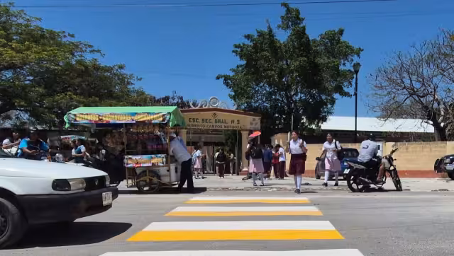 Movilización en plantel de Champotón por reporte falso