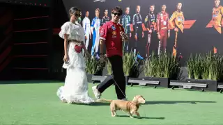 La entrada triunfal de la familia Leclerc