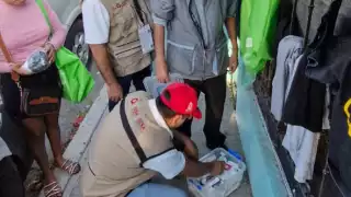Decomisaron más de 30 kg de medicamentos en el tianguis de la Región 100 de Cancún