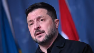 Volodimir Zelenski, presidente de Ucrania.