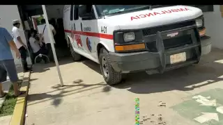 El hombre presentó varias lesiones en el cuerpo