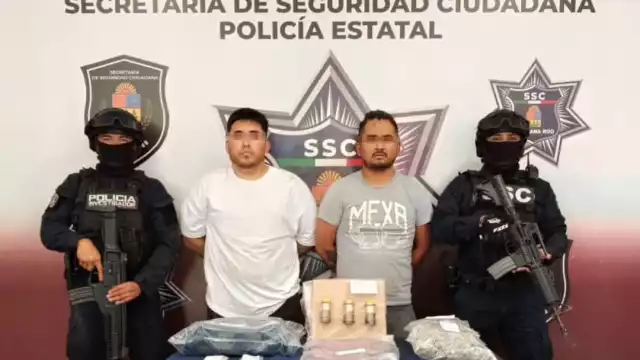 Entre las detenciones, se resguardaron más de 200 bolsas con diferentes tipos de droga