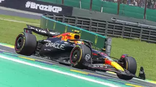 Red Bull en acción en Interlagos