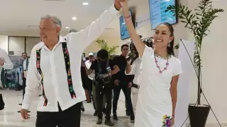 AMLO y Claudia Sheinbaum estuvieron de gira por el Sureste de México durante el fin de semana