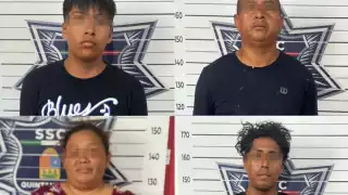 Detienen a tres hombres y una mujer por delitos contra la salud en  Cancún 