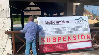 La Profepa aseguró que el lugar no cuenta con autorización para dichos espectáculos