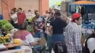 Entre frutas y verduras: Dos hombres se enfrentan a golpes en el mercado Lucas de Gálvez del centro de Mérida 