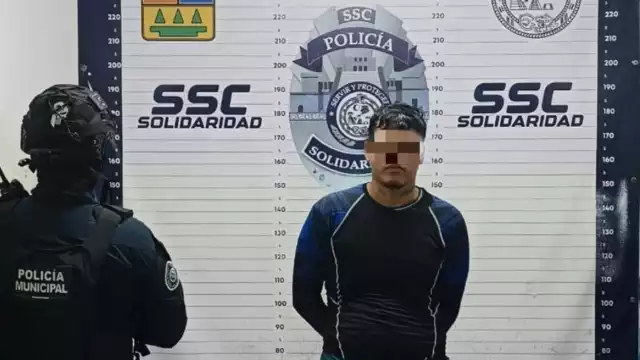Detienen a sujeto por posesión de drogas en Playa del Carmen