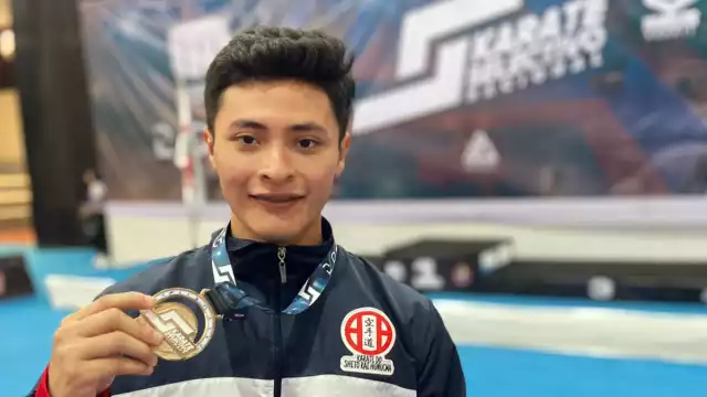 El artemarcialista brilló en la categoría Kumite de 67 kg en el torneo realizado en Oaxtepec, Morelos