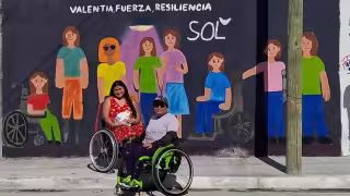 La A.C. Llanta de Perro concluyó los murales inclusivos 19 y 20 en Ciudad del Carmen.