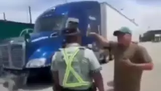 El tráiler fue asegurado por elementos de la Guardia Nacional.