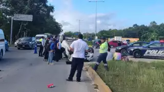 Según autoridades, el causante del accidente fue el conductor del taxi