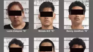 Los seis detenidos fueron vinculados a proceso.