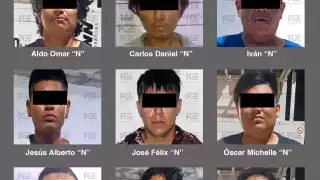 Nueve individuos fueren detenidos por conducir actividades de narcomenudeo en distintos municipios.