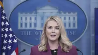 Karoline Leavitt, portavoz de la Casa Blanca
