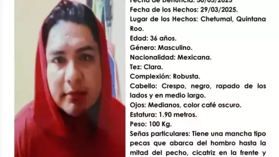 El reporte fue realizado por la madre de la víctima El reporte fue realizado por la madre de la víctima