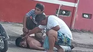 Ciudadanos buscaron justicia propia ante ladrón.