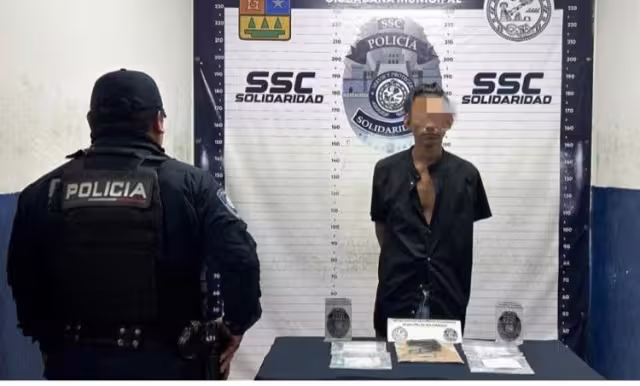 En total fueron 25 dosis de presunta piedra y metanfetamina encontradas